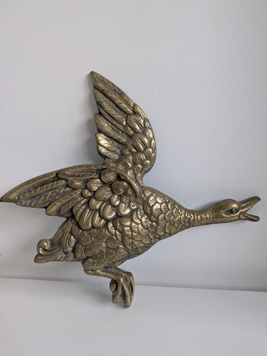 Vintage heavy cast brass large - vintage,