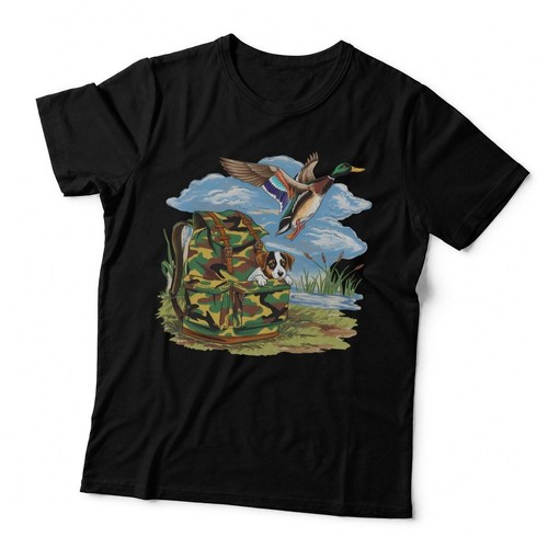 Camo bag with puppy - camo, flying