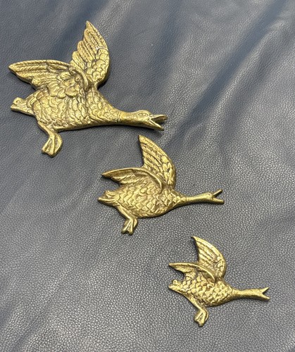 Graduated flying ducks - flying, vintage