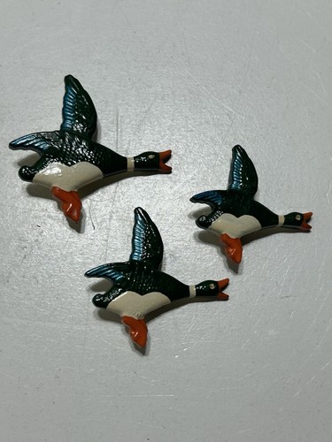 Vintage flying duck brooch - brooch, set