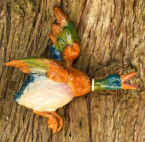 Beswick flying mallard duck - flying,