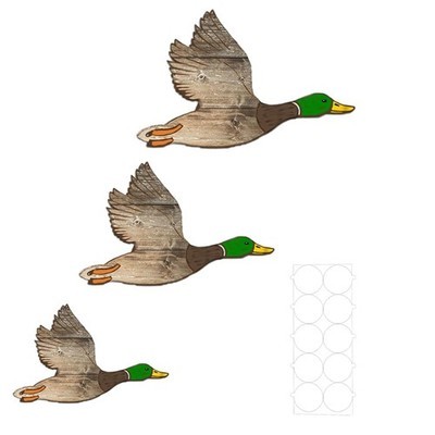 3pcs duck hunting wall decor - 3pcs,