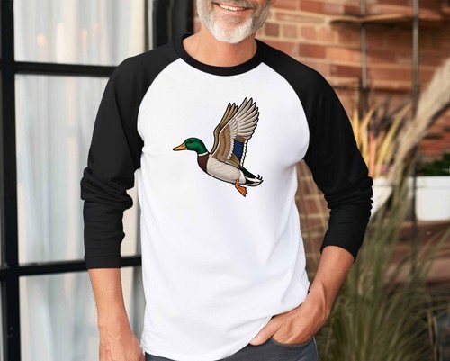 Flying mallard duck - flying,