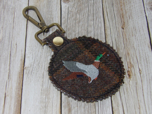Flying duck mallard tweed - flying,